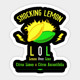 Shocking Lemon v7 Sticker